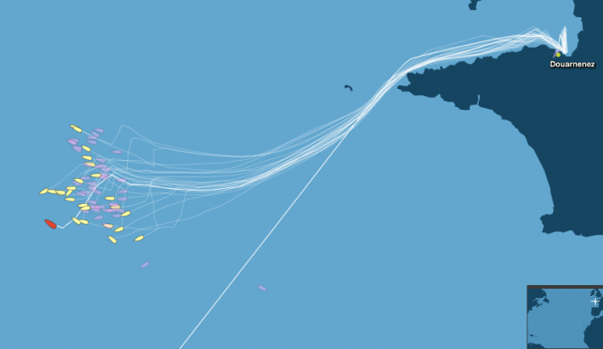 Följ båtarna i Mini Transat, Îles de Guadeloupe på race-trackern!