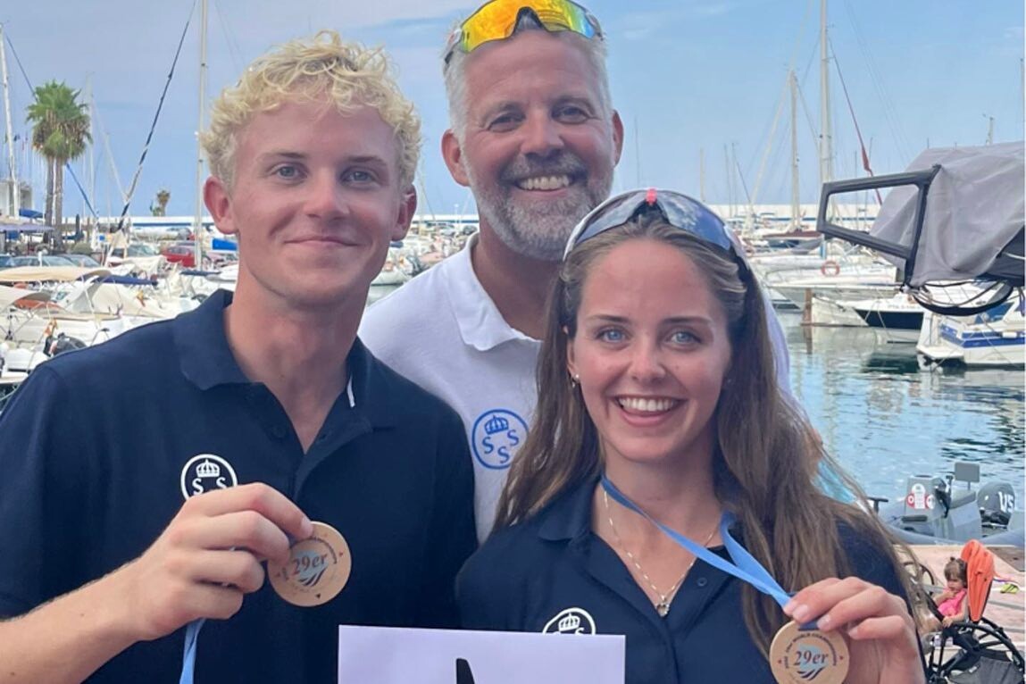 Hedvig Hugo Liljegren bästa 29er mix besättningen i världen 