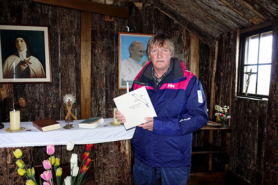 Rick Tomlinson vid Cape Horn.