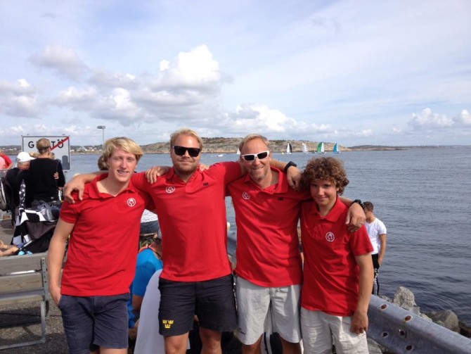 Stort grattis till Kungliga Svenska Segelsällskapet, KSSS, till både den totala segern och deltävlingssegern! Foto