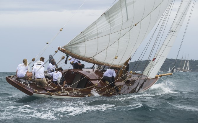 Marga ritades av C O Liljegren och byggdes på Hästhomsvarvet 1910. Foto James Robinson Taylor
