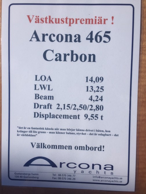 ÖPPNA VARV 2016: Arcona 465