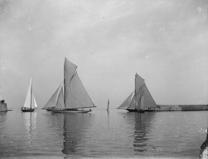 Tyska jakten Hertha. Foto Sjöhistoriska 