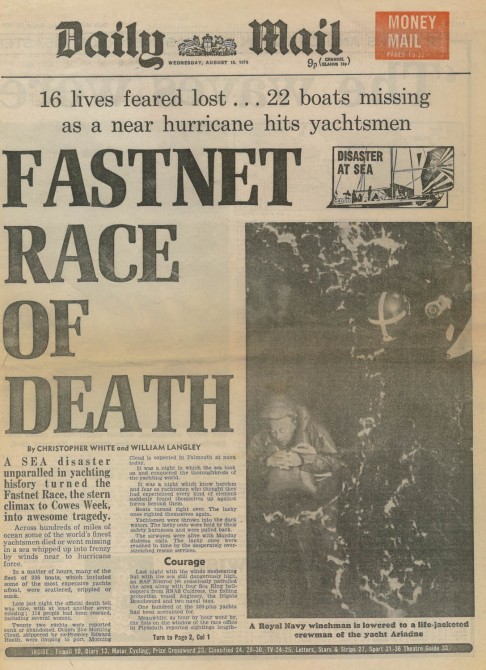 Daily Mail - Fastnet Race of Death 1979. Daily Mail - Fastnet Race of Death 1979.